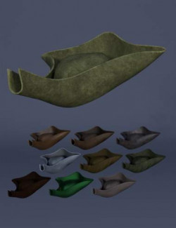 Leprechaun Outfit Hat for Genesis 8 Males