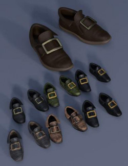 Leprechaun Outfit Shoes for Genesis 8 Males