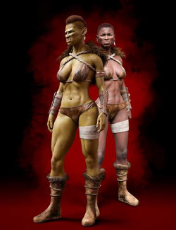 M3DVTO Warrior Outfit for Genesis 8 and 8.1 Females