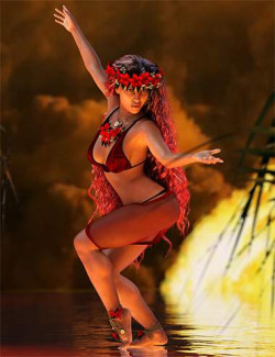 Aloha Poses for Genesis 8.1 Female