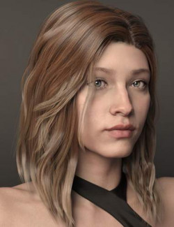 Kuo Hair for Genesis 8 and 8.1 Females