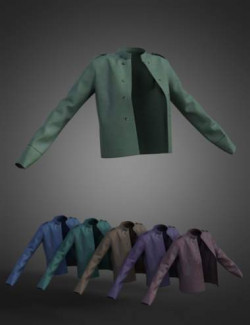 KUJ Steampunk Explorer Jacket for Genesis 8 and 8.1 Females