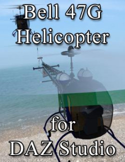 Bell 47G Helicopter for DAZ Studio