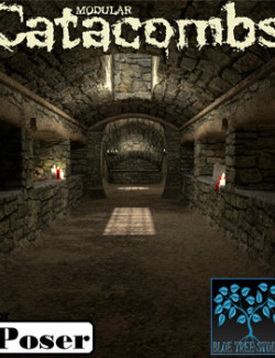 Modular Catacombs for Poser