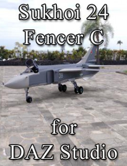 Sukhoi 24 Fencer C for DAZ Studio