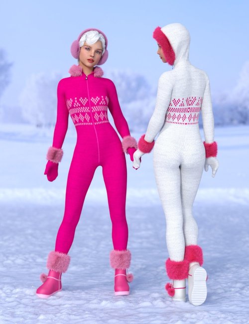 Comfy Winter Clothes for Genesis 3 Female(s)