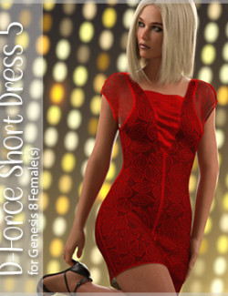 D-Force Short Dress5 for G8F