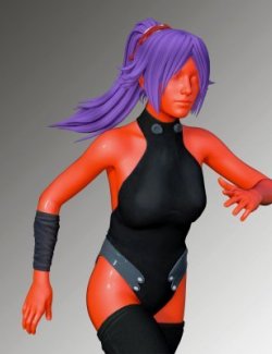 Bleach Yoruichi Outfit For Genesis 8 Female