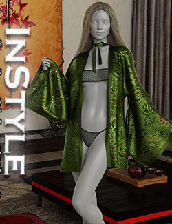 InStyle - Japanese Kimono dforce outfit for Genesis 8 & 8.1 Female(s)