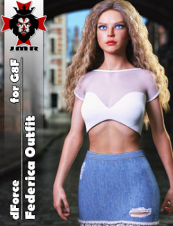 JMR dForce Federica Outfit for G8F