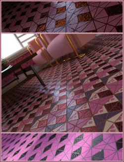 Geometric Tile Iray Shaders Vol 2