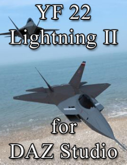 YF 22 Lightning II for DAZ Studio