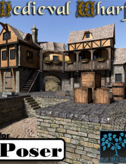 Medieval Wharf for Poser