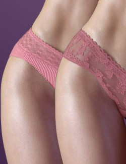 X-Fashion Vanity Panties Set for Genesis 8 and 8.1 Females