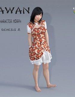 Lawan Character Morph For Genesis 8