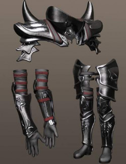 Retaliation Outfit Armor for Genesis 8.1 Females