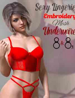 Sexy Lingerie Embroidery Mesh Underwire for G8.1 & G8