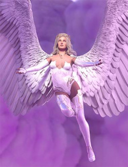 Guardian Angel Hierarchical Poses for Genesis 8.1 Female and Avija Wings