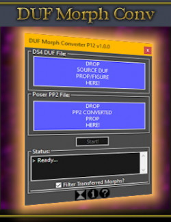 DUF Morph Converter for Poser 12