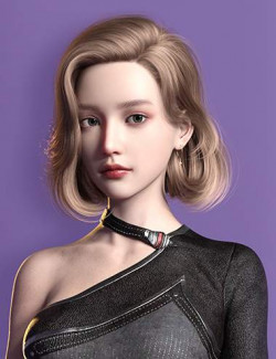 Camille Hair for Genesis 8 and 8.1 Females