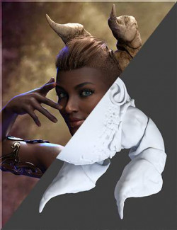 ND Fantasy Horns for Genesis 8.1 Female and Male