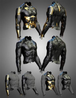 CyberSentinel Shirt for Genesis 8 and 8.1 Males