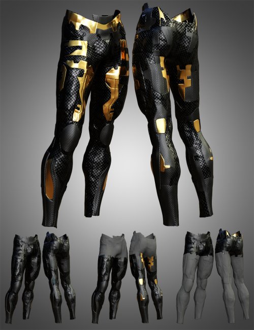 Futuristic Formal Outfit for Genesis 8 and 8.1 Males Bundle