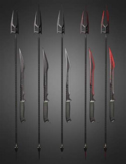 Lethal Knives and Staves for Genesis 8 V01