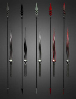 Lethal Knives and Staves for Genesis 8 V02