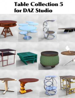 Table Collection 5 for DAZ Studio