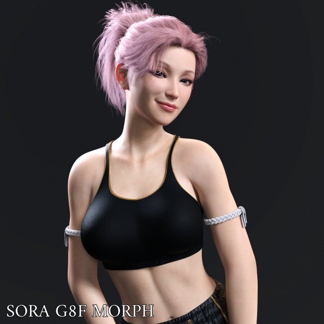 Sora Character Morph For Genesis 8 Females