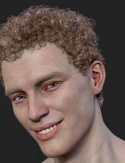 Epic Curls For Genesis 8 and 8.1 Male