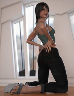 Lowkey Floor Poses Utility for Genesis 8.1 Females