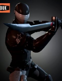 G.I. JOE Snake Eyes Outfit For G8M