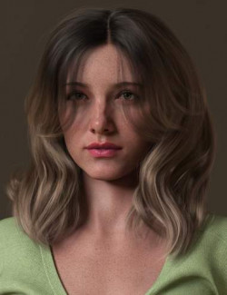 Layered Spring Style Hair for Genesis 8 and 8.1 Females