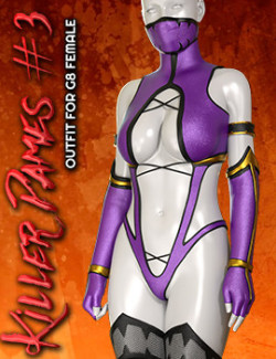 Exnem Killer Dames 3 Outfit for Genesis 8 Female