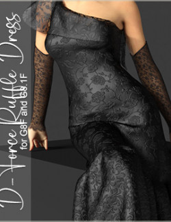 D-Force Ruffle Dress for G8F and G8.1F