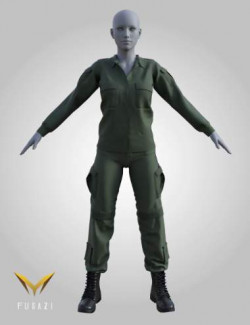 FG Military Outfit for Genesis 8.1 Female