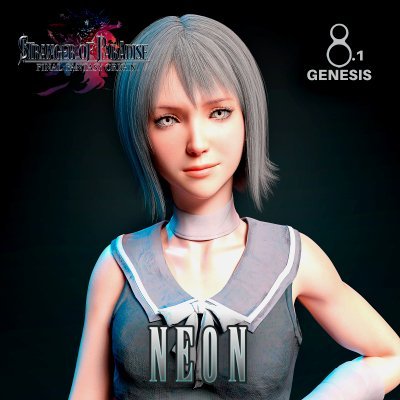 Neon Makeup for Genesis 8 and Genesis 8.1 Females