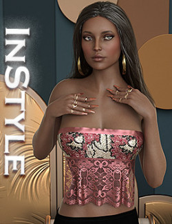 InStyle- dforce- Basics- Flirty Top- Genesis 8