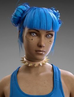 Cyberpunk 2077 Blue Moon For Genesis 8 Female