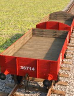 GWR 3 Plank Wagon