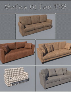 All Props Sofas 01 For DS