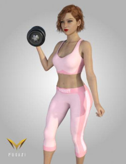 S3D Fitness Set Bundle  3d Models for Daz Studio and Poser