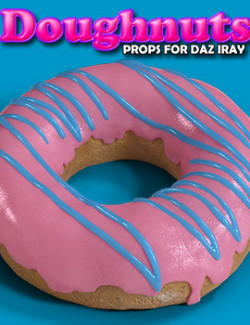 Exnem Doughnuts Props for DAZ Studio and IRAY