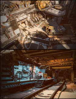 Sci-Fi Rusty Railyard