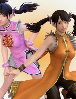 Ling Xiaoyu Outfits For G8F