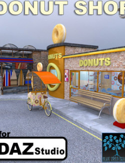 Donut Shop for Daz