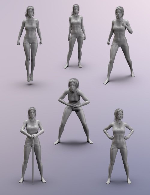 Pretty Powerful Poses for Genesis 8 and 8.1 Female | 3d Models for Daz  Studio and Poser