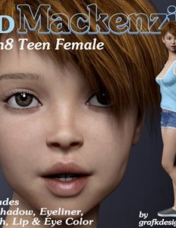 GD Mackenzie Teen For Genesis 8 Female